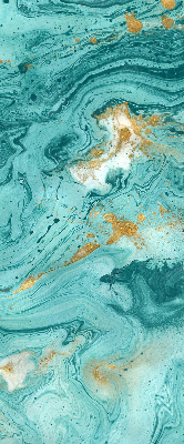 Store intérieur en granit turquoise
