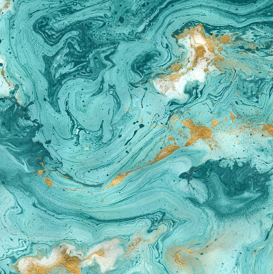 Store intérieur en granit turquoise