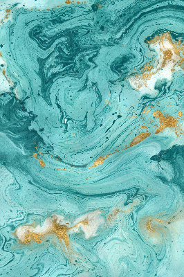 Store intérieur en granit turquoise