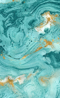 Store intérieur en granit turquoise