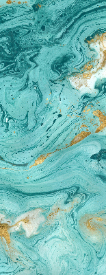 Store intérieur en granit turquoise
