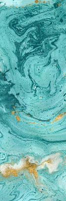Store intérieur en granit turquoise
