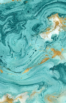 Store intérieur en granit turquoise