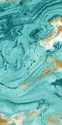 Store intérieur en granit turquoise