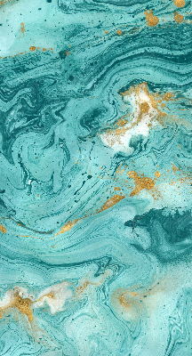 Store intérieur en granit turquoise