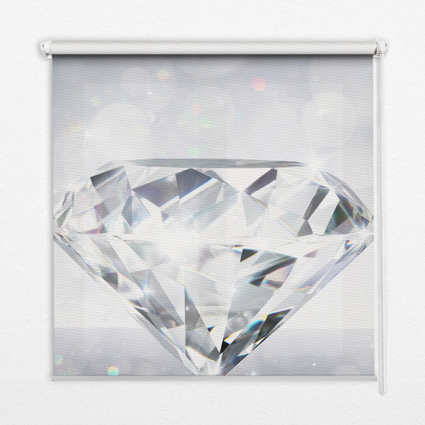 Store intérieur fenêtre en diamants