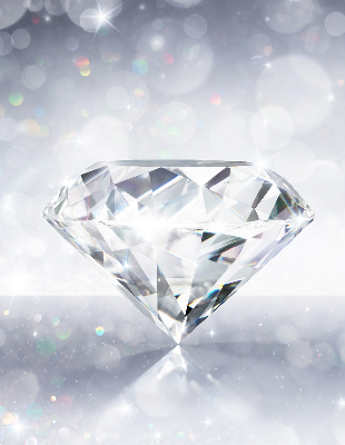 Store intérieur fenêtre en diamants