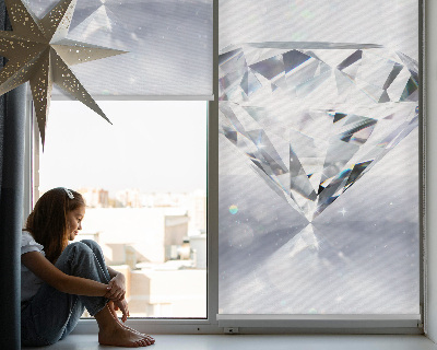Store intérieur fenêtre en diamants