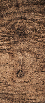 Store intérieur fenêtre en bois foncé