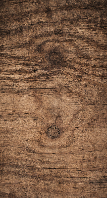 Store intérieur fenêtre en bois foncé