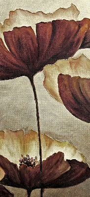 Store enrouleur à fleurs