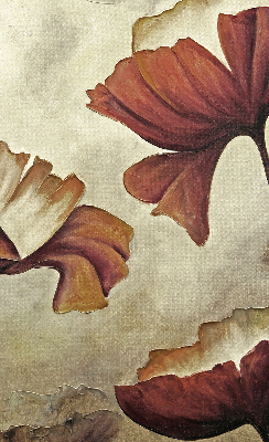 Store enrouleur à fleurs