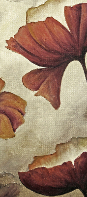 Store enrouleur à fleurs