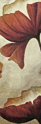Store enrouleur à fleurs