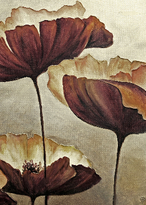 Store enrouleur à fleurs