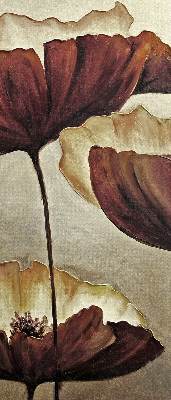 Store enrouleur à fleurs