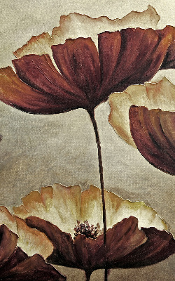 Store enrouleur à fleurs