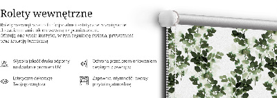 Store intérieur feuilles