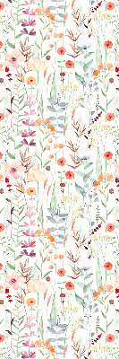 Store enrouleur à fleurs colorées