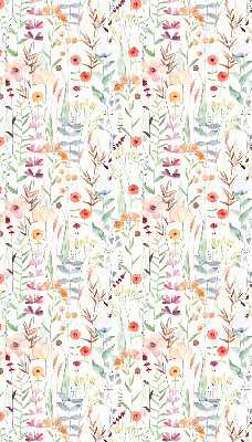 Store enrouleur à fleurs colorées