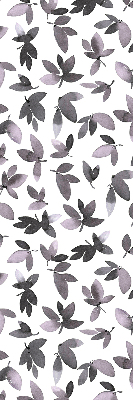 Store enrouleur à feuilles rose foncé