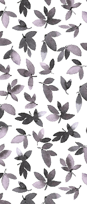Store enrouleur à feuilles rose foncé