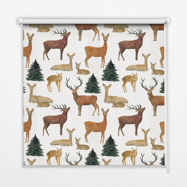 Cerfs et chevreuils pour store intérieur