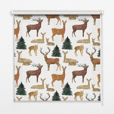 Cerfs et chevreuils pour store intérieur