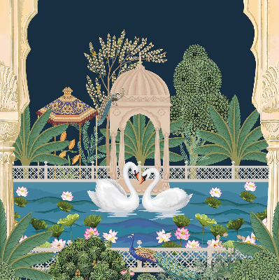 Jardin intérieur fenêtre