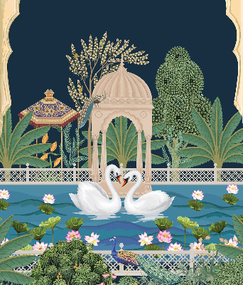 Jardin intérieur fenêtre