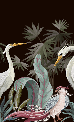 Oiseaux dans les feuilles pour intérieur