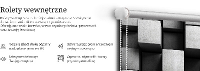 Store intérieur en cubes de pierre