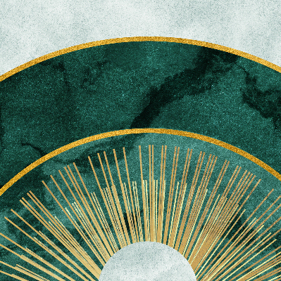 Store enrouleur à demi-cercle intérieur