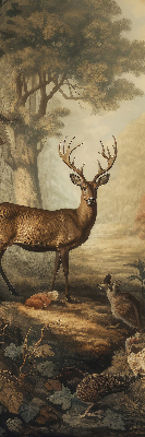 Store intérieur pour les animaux de la forêt