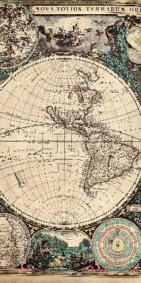 Store intérieur carte du monde