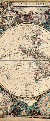 Store intérieur carte du monde