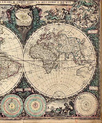 Store intérieur carte du monde