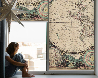 Store intérieur carte du monde