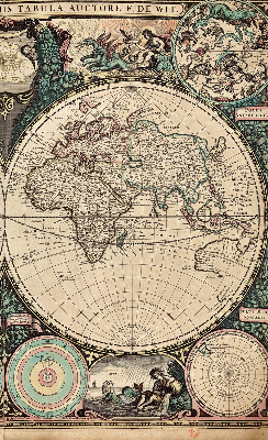 Store intérieur carte du monde