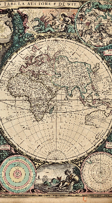 Store intérieur carte du monde