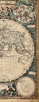 Store intérieur carte du monde