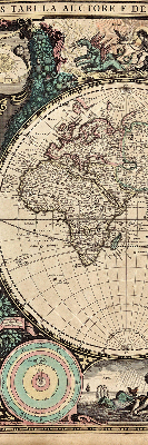 Store intérieur carte du monde