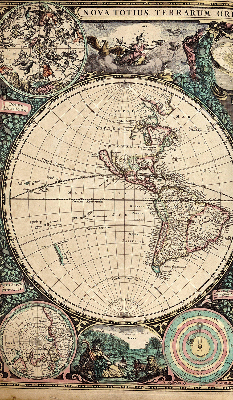 Store intérieur carte du monde
