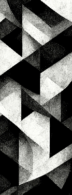 Store enrouleur triangles abstraits