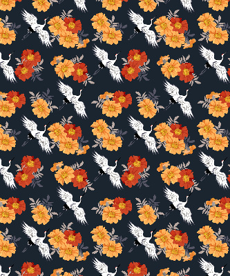 Fleurs et grues pour intérieur
