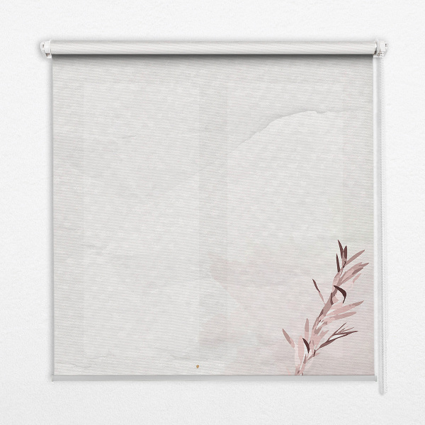 Store intérieur fenêtre pour un morceau de papier froissé