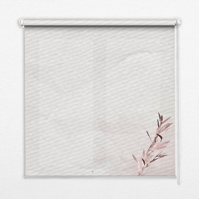 Store intérieur fenêtre pour un morceau de papier froissé