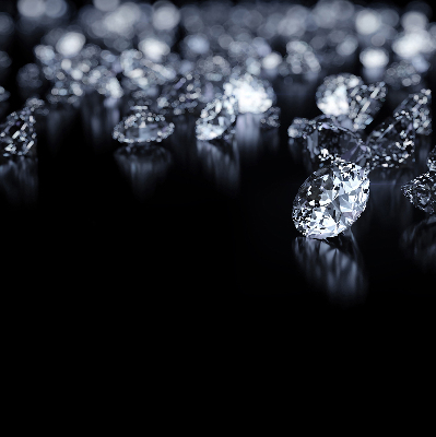 Store enrouleur occultant à motif diamants et paillettes