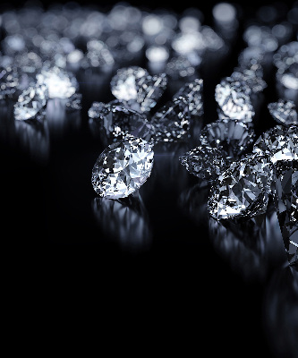 Store enrouleur occultant à motif diamants et paillettes