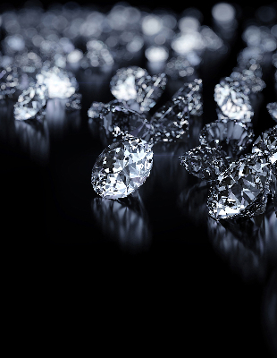 Store enrouleur occultant à motif diamants et paillettes